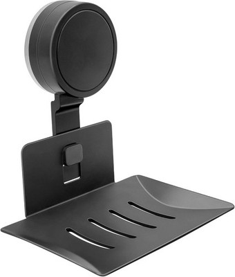 Suction Cup Soap Dish for Shower (1 Pack) - Shower Bar Soap Holder Wall-Mounted