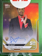 2025 Topps NOW Ace Bailey #D5A Rookie Auto /25