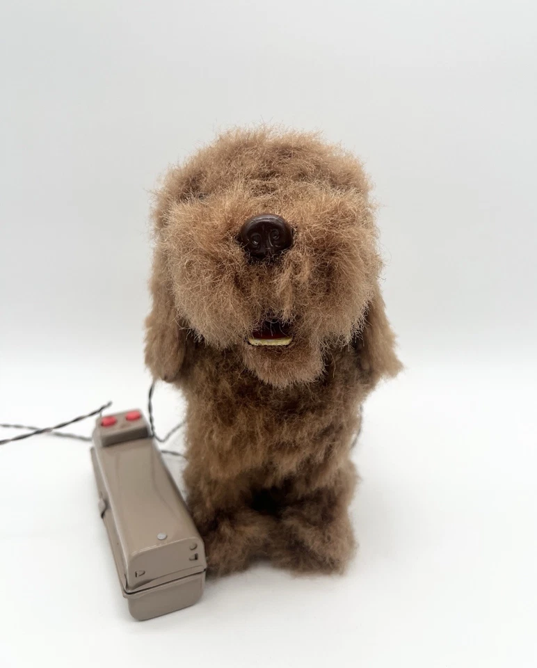 Control remoto de juguete marrón esponjoso a batería vintage años 50 60 hecho en Japón Foto 2 de 4