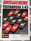 1987 BBURAGO TESTAROSSA 1:43 Catalog / Brochure/JEWELRY/GTO/PORSCHE 1/24 -