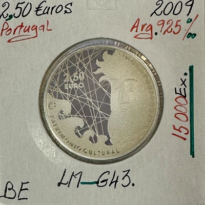 PORTUGAL - 2 EURO 1/2 - 2009 - Monnaie Commémorative // BE - Photo 1/2