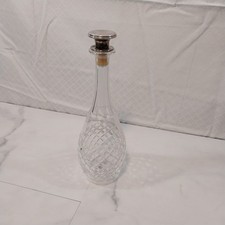 Vintage Baccarat Imported crystal Decanter France 12" w/replaced stopper
