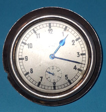 Kienzle 8 Tag, Autouhr, Borduhr, Federwerk, Oldtimer, defekt, D = 87 mm, TOP aeS