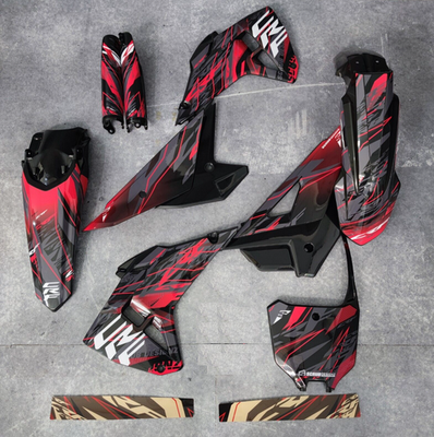 Motocross Plastic Body Kit For Honda CRF450R 2017-2018 & CRF250R 2018 - Full Fairing Set From Italy