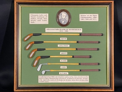 Gedenktafel Golfclubs Verwendet Von William Park Senior Open 1860