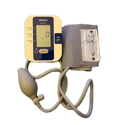 #ad #ad Omron Blood Pressure Monitor HEM 432C Upper Arm Cuff Tested Working $13.99