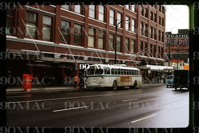 BC HYDRO. CCF BRILL TROLLEYBUS #2286. Vancouver (BC). Original Slide 1972.