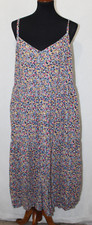 Old Navy Cami Maxi Dress Sz XXL Boho Ditsy Floral Cottagecore Pockets