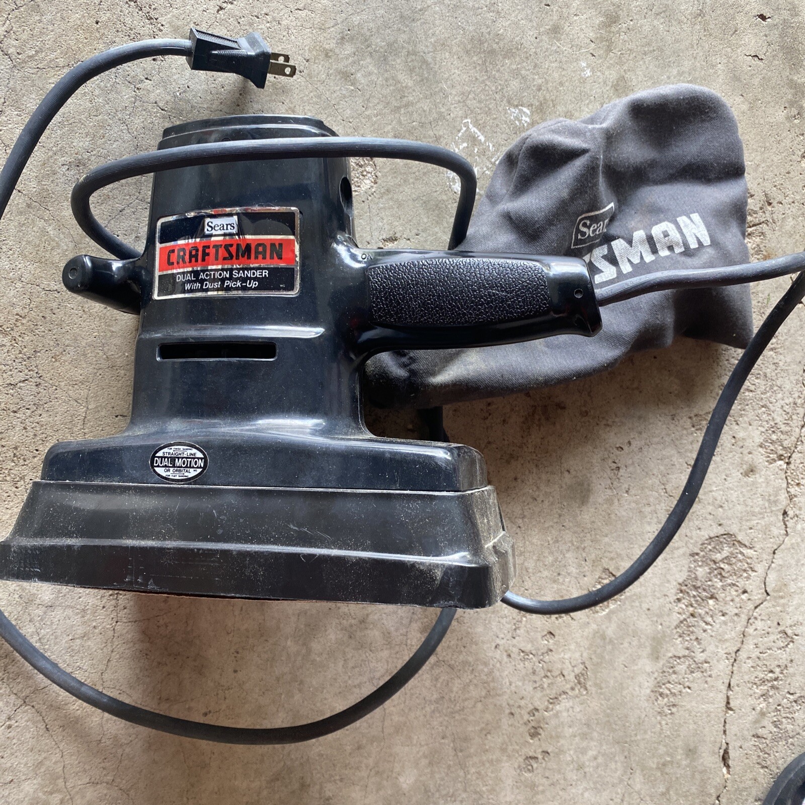 VINTAGE CRAFTSMAN TOOLS PAD SANDER 