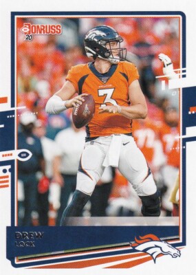 2020 DONRUSS VARIATIONS DREW LOCK DENVER BRONCOS FOOTBALL - E2119