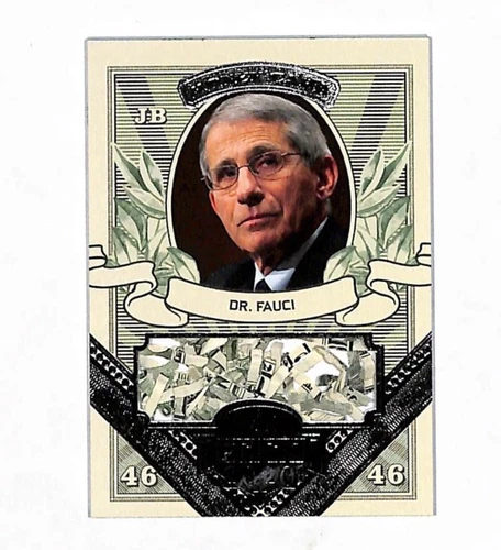 2020 Decision Dr Anthony Fauci Shredded Money Relic Card