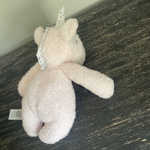 Primark Pink Unicorn Floral Ears Horn Gemma 10" Soft Plush Toy - 第 4/4 張圖片
