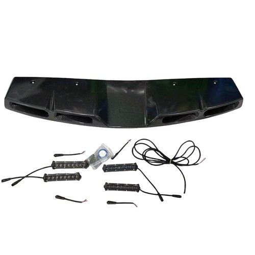 Car Front Roof Spoiler Top Light Lamp Kit For Land Rover Defender 90 110 20-2025 - Picture 2 of 7