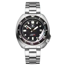 Tandorio 44mm Sapphire Glass 20ATM NH35A PT5000 Diving Mens Watch Date Luminous