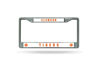 Rico Industries NCAA Chrome License Plate Frame - Team Logo College Sports