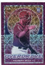 KEIBERT RUIZ 2021 PANINI OVERDRIVE PURPLE VELOCITY PRIZM RC WASHINGTON $1.99 RM