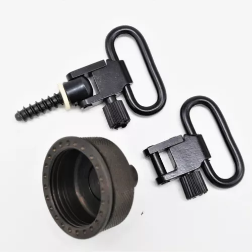 S-8012 Remington 870 12 Gauge Sling Mount Set - Magazine Cap Swivel Adapter 12G - Picture 1 of 5