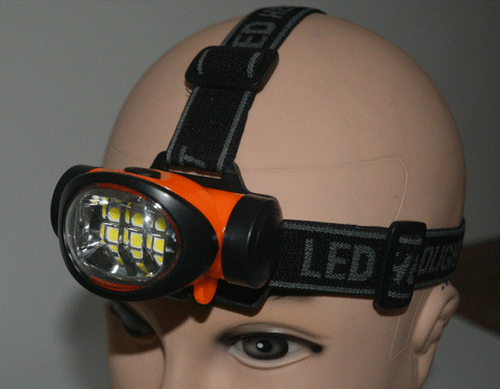 Super Bright Waterproof 6 LED Head Torch Headlight Headlamp Fishing cycling dog - Picture 3 of 3