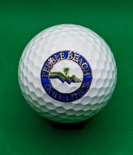 Pebble Beach Golf Links Circle logo golf ball - Top 100 Course California