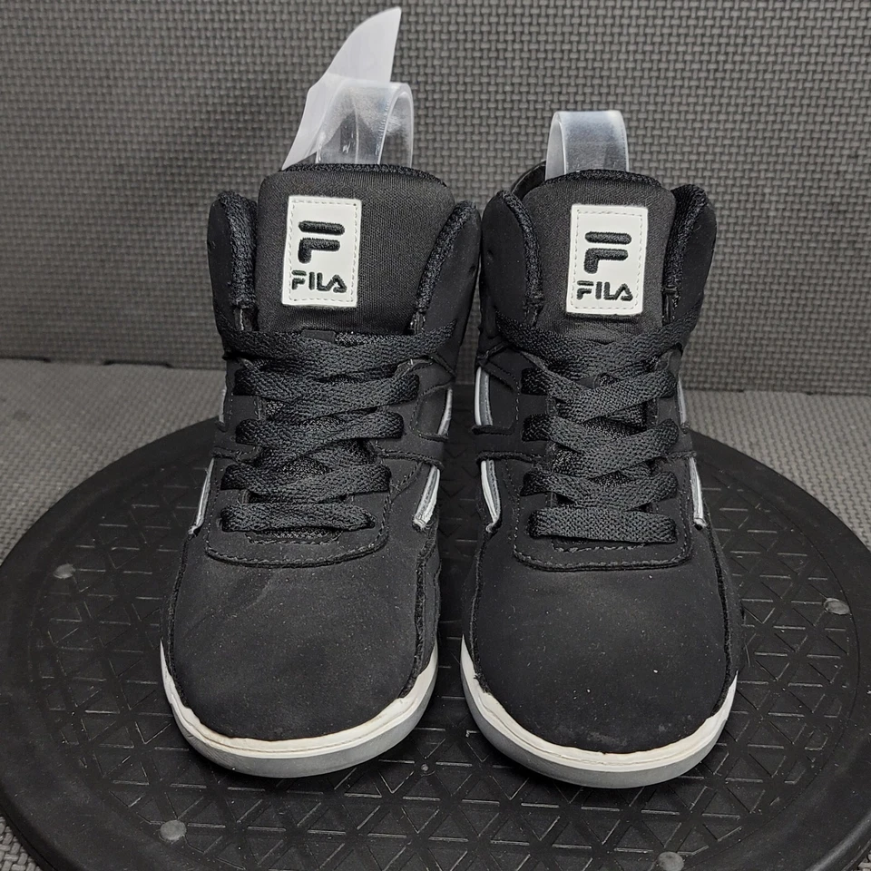 Fila Dereverse Shoes Toddler Sz 13 Black White Sneakers Trainers - Image 2 of 4