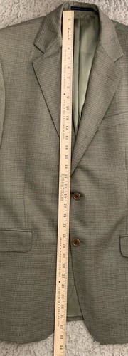 Lubiam Italy Merino Wool Blazer Men’s 42 R Gold Sport Coat Jacket Extrafine - Picture 10 of 14