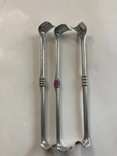 Lot Of 3 Richardson Double-Ended Sharp Retractor Abdominal Instrument