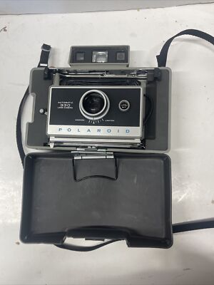 Vintage Polaroid Automatic 330 Land Camera Untested 1969-1971 W/ Strap 
