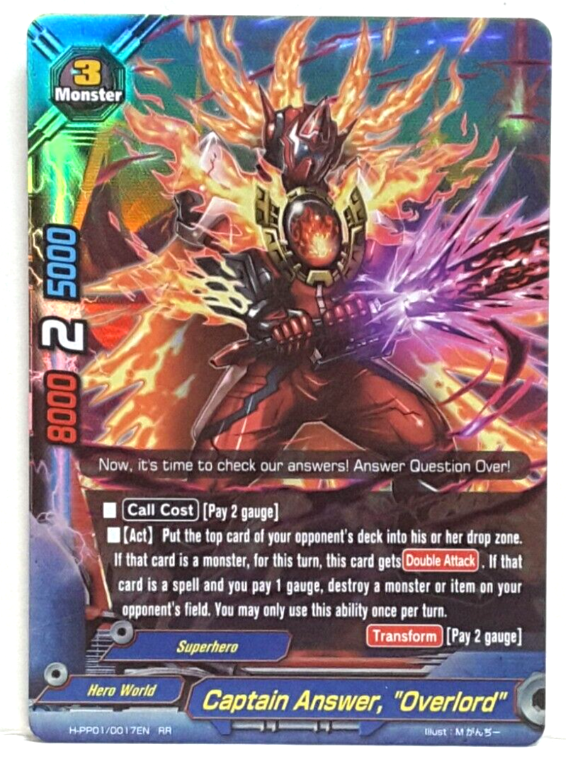 Future Card Buddyfight Captain Answer, 