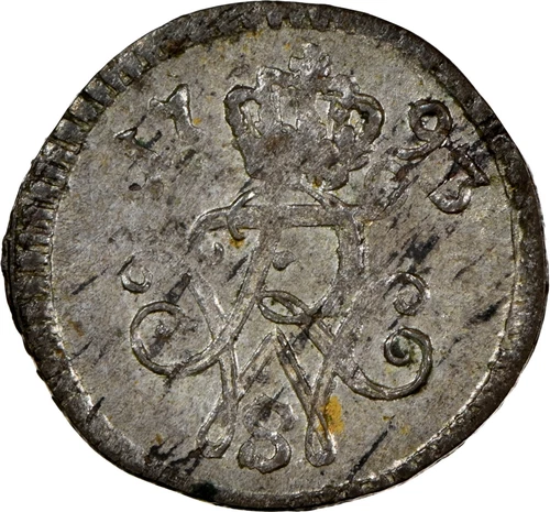 1793S GERMANY 1 PFENNIG BRANDENBURG-ANSBACH-BAYREUTH NGC MS 63 NGC Top Pop