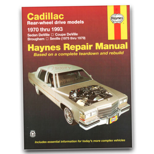 Haynes Repair Manual for 1976-1979 Cadillac Seville - Shop Service Garage eq - Picture 1 of 4