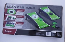 MAJIK Light-Up Bean Bag Toss / Kids Corn Hole Glow In The Dark Outside LED