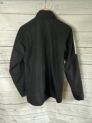 Vintage Adidas Men's Track Jacket Black White Mens Small Zip Vintage Adidas Men's Track Jacket Black White Mens Small Zip