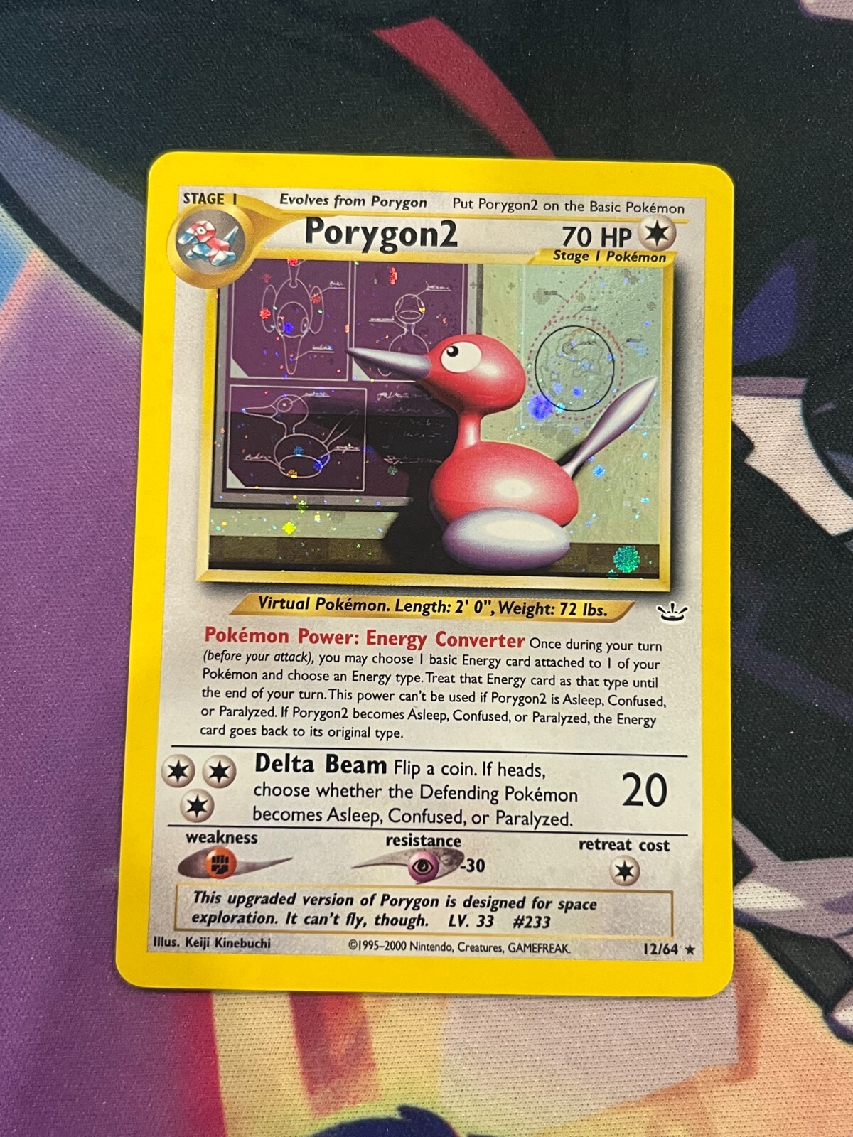 Porygon2 12/64 Neo Revelation Holo Unlimited Pokemon Card