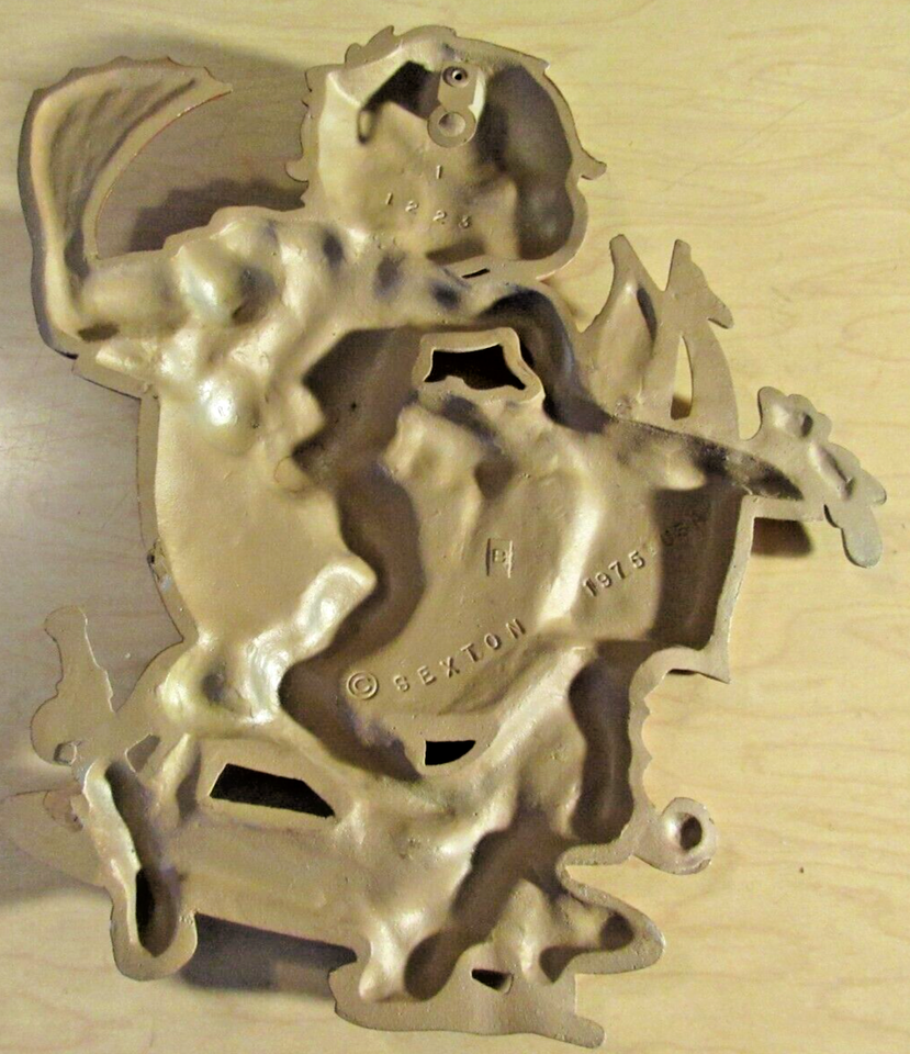 Sexton 1975 Clawfoot Tub Hanging Cast Metal Wall Decor with Boat & Scuba Retro eBay