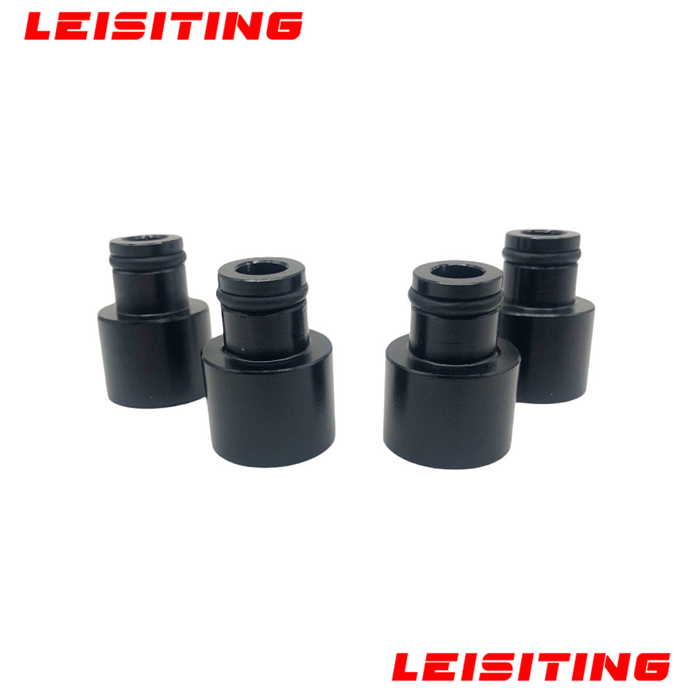4pcs Racing Fuel Injector Top Hats Adapters RDX Injectors to B16 B18