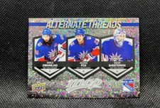 ZIBANEJAD ADAM FOX SHESTERKIN ALTERNATE THREADS CARD 2023-24 MVP Hockey #AT-10