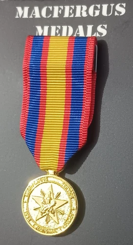 ANODIZED - Texas National Guard Miniature Texas Medal of Merit  Mini