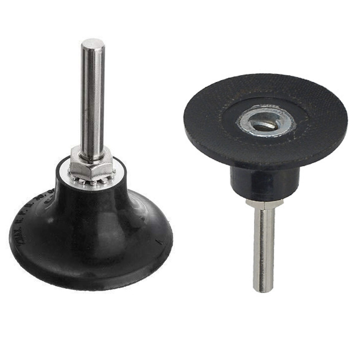 2 Inch Sanding Disc Holder Mandrel with 1/4 Inch Shank Roll Lock Rotary Pad 1-10 Pcs