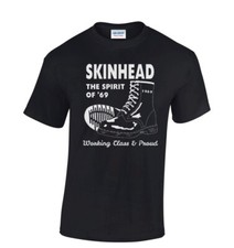 Skinhead T-Shirt Men's Working Class 1969 Spirit