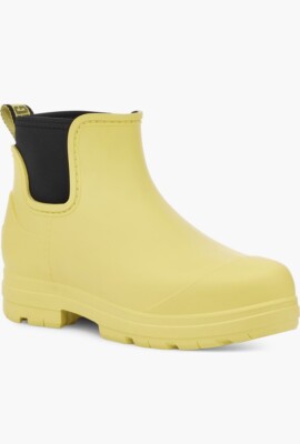 NEW UGG Droplet Womens Rubber Ankle Rain Boots - 1130831 - Yellow