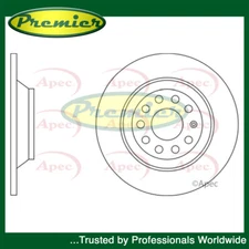 Premier Rear 1x Brake Disc Fits Audi A6 2004-2011 #2 4F0615601E