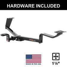 CURT 2006-2015 Honda Civic Coupe Class 1 Trailer Hitch, 1-1/4" Ball Mount