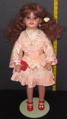 Simon &  Halbig Germany 23'' Bisque Doll-Jutta/Repro. 1980's? Clothes/Teeth/NICE