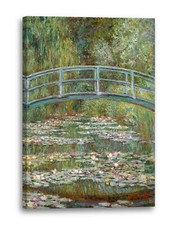 Kunstdruck Claude Monet - japanische Brücke über den Seerosenteich (1899)