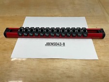 Snap-on Tools New Red 14 Drive Sae 14 Post Lock-a-socket Rail Las14sr