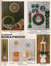 Plant Hanger, Log Holder  Holiday Patterns Craft Book: PD1151 Macrame Scrapbook