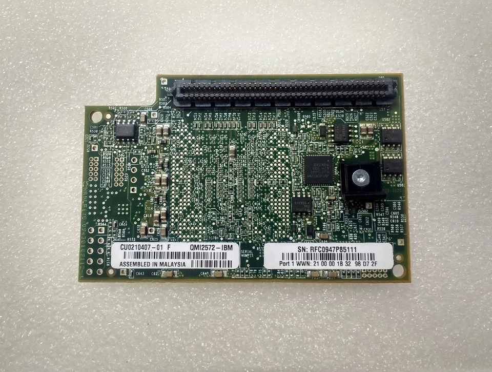 IBM 49Y4237 46M6067 QMI2572 QLOGIC 4GB Fibre Channel Expansion Card - Image 2 of 3