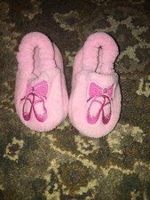 Girls Sz M 7-8 Ballet Ballerina Slippers