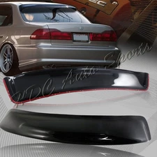 For 1998-2002 Honda Accord ABS Plastic Black Rear Roof Spoiler Window Visor Wing