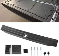 YZQPNB Tailgate Flex Step Pad Molding Trim Compatible with Ford F150 Black